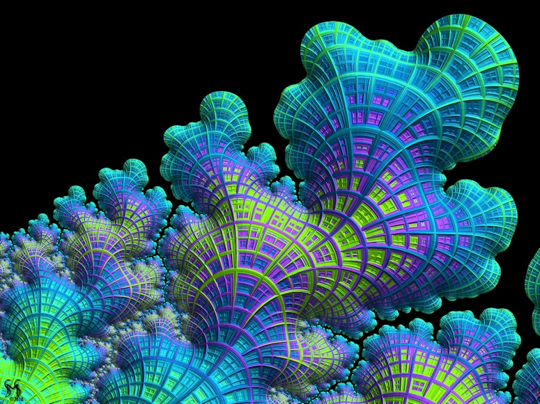 Deep Sea Coral - Conceptual Fractal Art by Susan Maxwell Schmidt