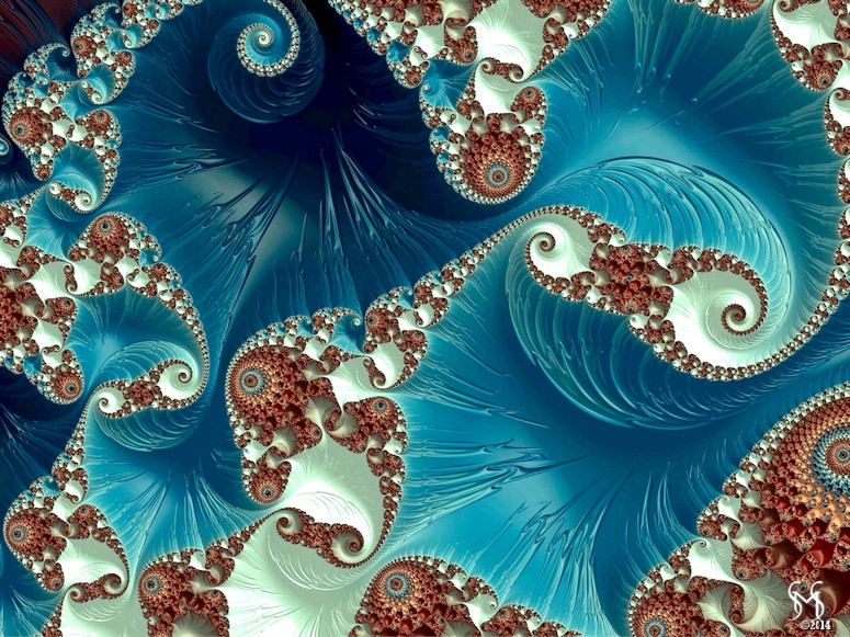 Pacifica - Conceptual Fractal Art by Susan Maxwell Schmidt